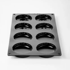 KIT MONO MACARON PX3228 Stampo In Silicone 8 Impronte Ø7cm H3,5cm 110ml Pavoflex Pavoni -Peroni Kitchen Negozio stampo mono macaron px3228 pavoni italia 3