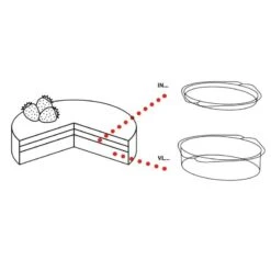 VOILÀ IN180 Stampo Monouso Inserto Ø18cm H1cm - Conf 400 Pz Pavoni -Peroni Kitchen Negozio stampo monouso in180 voila o18cm h1cm conf 400 pz pavoni 1