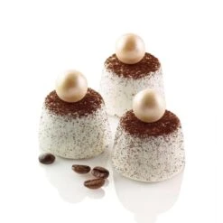 SQ055 MUFFIN MIGNON 60x40 Stampo In Silicone 60 Impronte Ø4cm H2cm Silikomart