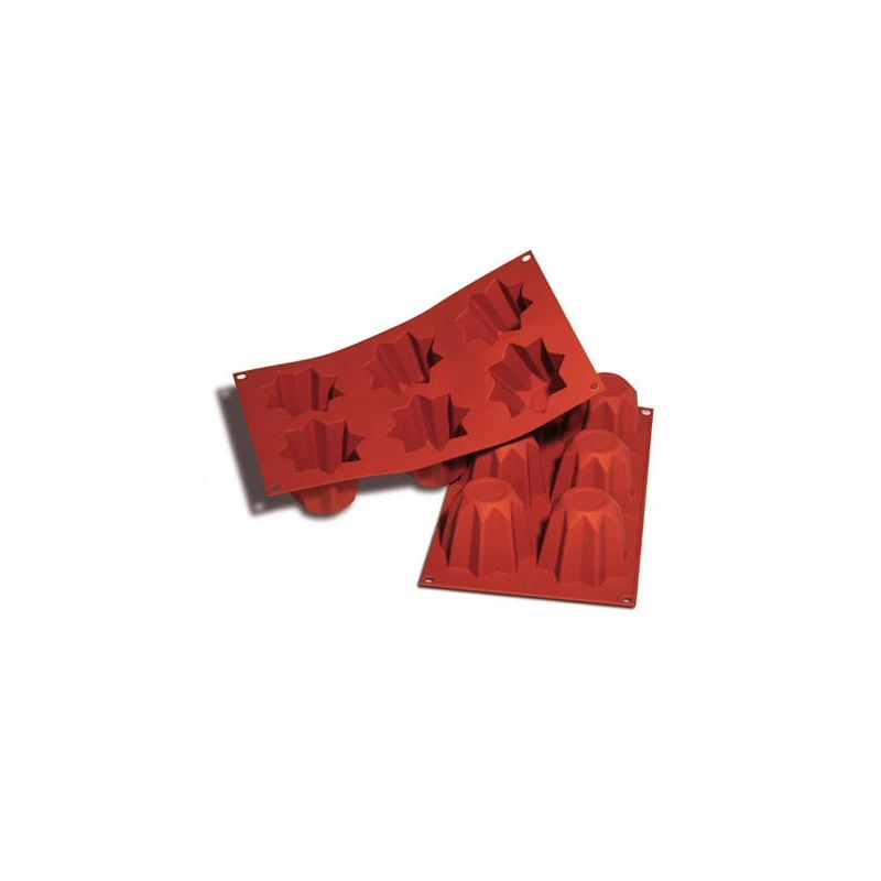 SF100 PANDORINI Stampo In Silicone 6 Impronte Ø7,6cm H6cm Silikomart 1 SF100 PANDORINI Stampo In Silicone 6 Impronte Ø7,6cm H6cm Silikomart