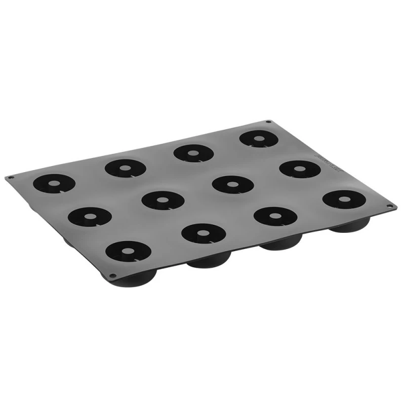 LOOP PX4349 Stampo In Silicone 12 Impronte Ø6,5cm H3,4cm 90ml Pavoflex Pavoni 2 LOOP PX4349 Stampo In Silicone 12 Impronte Ø6,5cm H3,4cm 90ml Pavoflex Pavoni - immagine 2