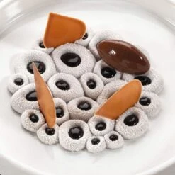 TOP10 MINI CORAL Stampo In Silicone 2 Impronte Ø11cm H1cm Pavoni