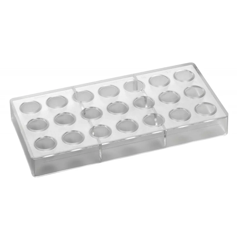 INNOVATION PC37 Stampo In Policarbonato Pralina Di Cioccolato 21 Impronte Ø2,6cm H2,3cm Pavoni 2 INNOVATION PC37 Stampo In Policarbonato Pralina Di Cioccolato 21 Impronte Ø2,6cm H2,3cm Pavoni - immagine 2