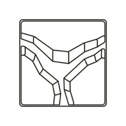 ABYSS PC66 Stampo In Policarbonato Pralina Di Cioccolato 18 Impronte 3,1x3,1m H1,2cm Pavoni -Peroni Kitchen Negozio stampo per praline abyss pc66 2