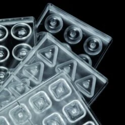 ICONIC PC49 Stampo In Policarbonato Pralina Di Cioccolato 21 Impronte 3,3x3cm H1,6cm Pavoni -Peroni Kitchen Negozio stampo praline iconic triangolo 2