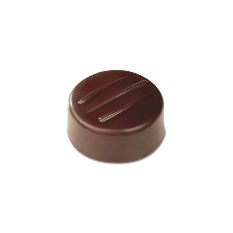ARTISANAL PC101 ROTONDO Stampo In Policarbonato Pralina Di Cioccolato 21 Impronte Linee Ø2,8cm H1,4cm Pavoni 1 ARTISANAL PC101 ROTONDO Stampo In Policarbonato Pralina Di Cioccolato 21 Impronte Linee Ø2,8cm H1,4cm Pavoni