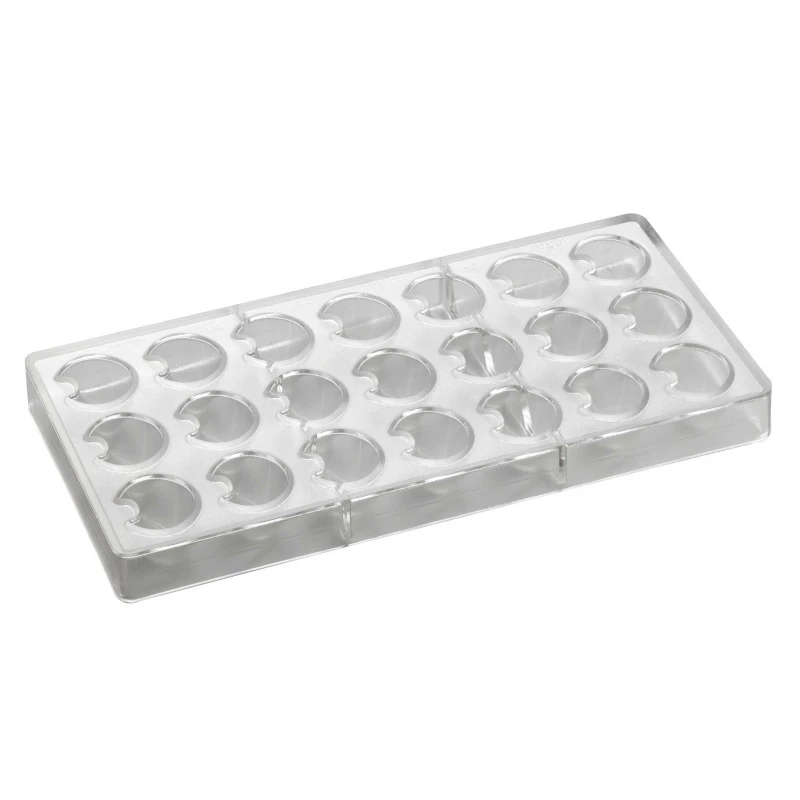 BONBONS PC40 Stampo In Policarbonato Pralina Di Cioccolato 21 Impronte 3,3x2,8cm H2cm Pavoni 2 BONBONS PC40 Stampo In Policarbonato Pralina Di Cioccolato 21 Impronte 3,3x2,8cm H2cm Pavoni - immagine 2