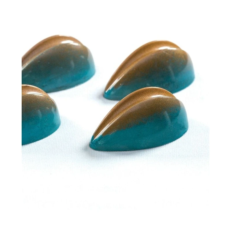 BONBONS PC41 Stampo In Policarbonato Pralina Di Cioccolato 21 Impronte 4,3x2,5cm H1,7cm Pavoni 3 BONBONS PC41 Stampo In Policarbonato Pralina Di Cioccolato 21 Impronte 4,3x2,5cm H1,7cm Pavoni - immagine 3