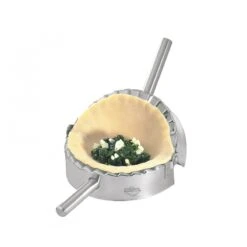 Forma Ravioli A Mezzaluna Ø10cm Stampo E Tagliapasta In Acciaio Inox Kuchenprofi -Peroni Kitchen Negozio stampo ravioli in acciaio 10 cm 1