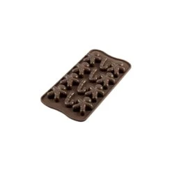 MR GINGER SCG12 Stampo In Silicone 12 Cioccolatini 4,3x3,5cm H1,2cm Silikomart -Peroni Kitchen Negozio stampo silicone cioccolatini mr ginger 1