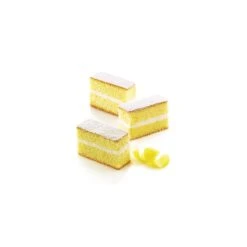 SF026 MINI CAKE Stampo In Silicone 12 Impronte 7,9x2,9cm H3cm Silikomart