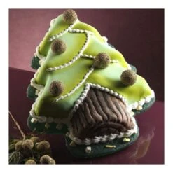 SFT203 TREE Stampo In Silicone 28x20cm H4cm + Anello Di Sostegno Silikomart