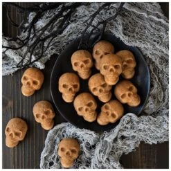 Stampo SKULL BITES CAKELET PAN 32,2x27,6cm H3cm 20 Impronte NW94948 Nordic Ware -Peroni Kitchen Negozio stampo skull bites cakelet pan nw94948 nordic ware 2