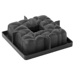 SQUARE KE037 Stampo In Silicone 15x15cm H5,5cm 1000ml Pavocake Pavoni -Peroni Kitchen Negozio stampo square 2
