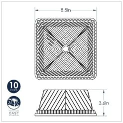 Stampo SQUARED PAN 21,6x21,6cm H9,1cm NW80577 Nordic Ware -Peroni Kitchen Negozio stampo squared pan gold 4
