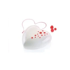 TI AMO Stampo In Silicone 17x16,4cm H6,3cm + Cutter Silikomart