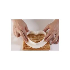 TI AMO Stampo In Silicone 17x16,4cm H6,3cm + Cutter Silikomart -Peroni Kitchen Negozio stampo ti amo silikomart 6