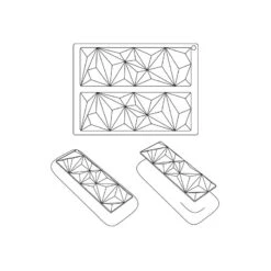TOP03 ICEBERG Stampo In Silicone 2 Impronte 21x7cm H1,4cm Pavoni -Peroni Kitchen Negozio stampo top iceberg 3