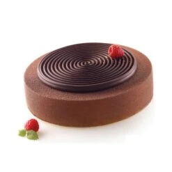 TOURBILLON 100 Stampo In Silicone 2 Impronte Ø14cm H0,9cm Silikomart -Peroni Kitchen Negozio stampo tourbillon 100 2