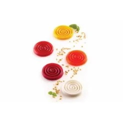 TOURBILLON 9 Stampo In Silicone 15 Impronte Ø4,5cm H0,7cm Silikomart