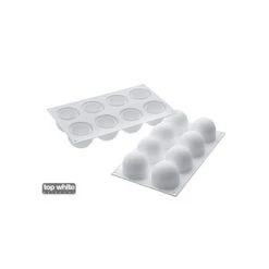 TRUFFLES 120 Stampo In Silicone 8 Impronte Ø6,2cm H5,2cm Silikomart -Peroni Kitchen Negozio stampo truffles professional 2