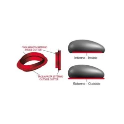 ZEN 1000 Stampo In Silicone 18,2x14,3cm H6,8cm + Cutter Silikomart -Peroni Kitchen Negozio stampo zen 1000 silikomart 2