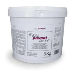 SUMMER Pasta Di Zucchero Da Copertura Bianco 5Kg Pavoni