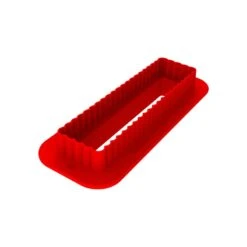 SWEET RECTANGLE 85 Stampo In Silicone 8 Impronte 12,8x3,3cm H2,1cm + Cutter Silikomart -Peroni Kitchen Negozio sweet rectangle 85 stampo in silicone cutter silikomart 4