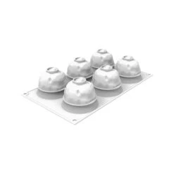 SYRIO120 Stampo In Silicone 6 Impronte Ø6,8cm H5,8cm Silikomart -Peroni Kitchen Negozio syrio120 stampo in silicone 6 impronte o68cm h58cm silikomart 2