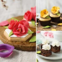 Cutter AUTUNNO In Plastica - Set Di 8 Stampini + 1 Strumento Modellaggio Decora -Peroni Kitchen Negozio tagliabiscotti autunno in plastica set di 8 stampini 1 strumento modellaggio decora 1