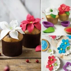 Cutter INVERNO In Plastica - Set Di 8 Stampini + 1 Strumento Modellaggio Decora -Peroni Kitchen Negozio tagliabiscotti inverno in plastica set di 8 stampini 1 strumento modellaggio decora 1