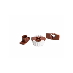 Tagliabiscotti MIX Per Biscotti LINZER SPITZBUB - Set 4 Pz Stadter -Peroni Kitchen Negozio tagliabiscotti rettangolare stretto in acciaio inox stadter 1