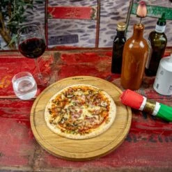 Pizza Board Friends Tagliere Per Pizza Rotondo L Ø34cm In Legno Boska -Peroni Kitchen Negozio tagliere ppizza tdoquercia cm34 7