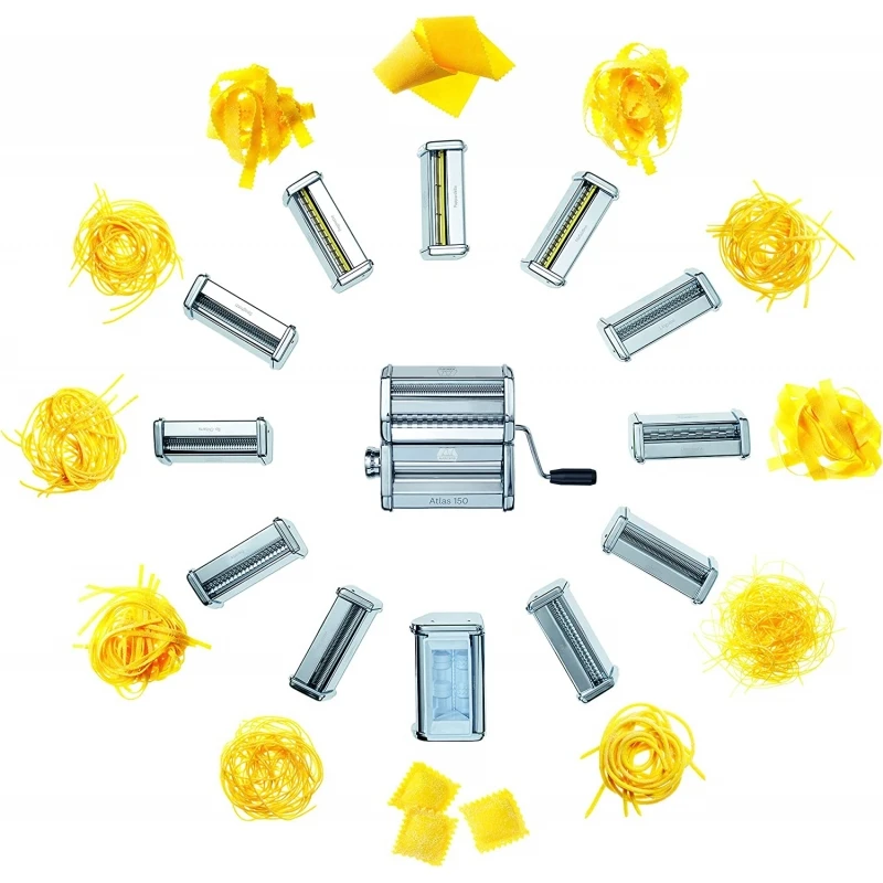 Accessorio Taglio Reginette Macchina Per La Pasta Atlas 150 Marcato 4 Accessorio Taglio Reginette Macchina Per La Pasta Atlas 150 Marcato - immagine 4