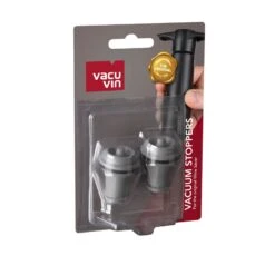 Tappo Da Sottovuoto Vacuum Per Wine Saver - Set 2 Pz Vacu Vin -Peroni Kitchen Negozio tappi vacuvin c 2 2