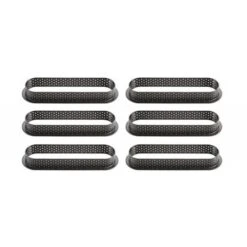 TARTE RING OBLONG Set 6 Anelli Microforati Forma Oblunga 14,6x3,5cm H2cm Silikomart