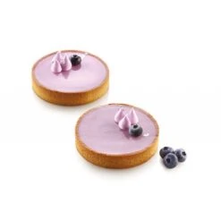 TARTE RING ROUND Set 4 Anelli Microforati Cerchio Ø10cm H2cm Silikomart -Peroni Kitchen Negozio tarte ring round o100 h20mm 3