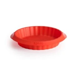 Lekue Tartelletta Stampino In Silicone Ø12cm H2,5cm Rosso - Conf 4 Pezzi Lékué