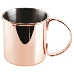 Tazza Liscia Per Moscow Mule 500ml In Acciaio Inox Color Rame Paderno