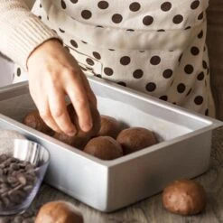 Teglia Rettangolare In Alluminio Anodizzato 20x30cm H10cm Decora -Peroni Kitchen Negozio teglia alluminio anodizzata rettangolare 1