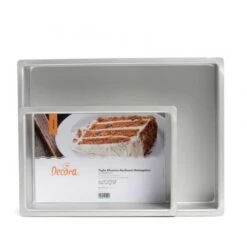 Teglia Rettangolare In Alluminio Anodizzato 20x30cm H10cm Decora -Peroni Kitchen Negozio teglia alluminio anodizzata rettangolare 2