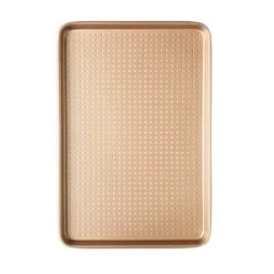 Teglia Forata Cookies Rose Gold Line Decora - Antiaderente 39,7x27 Cm -Peroni Kitchen Negozio teglia forata cookies rose gold line decora 39x27 8