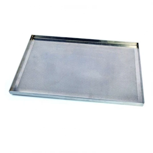 Teglia Microforata In Alluminio 60x40cm H2cm Pavoni 1 Teglia Microforata In Alluminio 60x40cm H2cm Pavoni