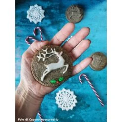 Timbri Biscotti YULETIDE 3pz Ø7cm NW01236 Nordic Ware -Peroni Kitchen Negozio timbri biscotti yuletide nw01236 3pz nordic ware 2