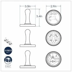 Timbri Biscotti YULETIDE 3pz Ø7cm NW01236 Nordic Ware -Peroni Kitchen Negozio timbri biscotti yuletide nw01236 3pz nordic ware 6