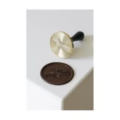VANILLA 20FH33L Timbro Per Cioccolato Ø6cm In Ottone Martellato
