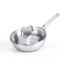 Berndes Tricion Resist Wok 26cm 1M In Alluminio/acciaio A 3 Strati Con Coperchio