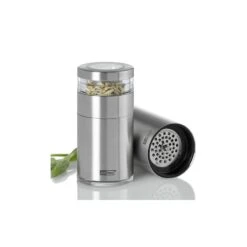 MOLTO Macina Peperoncino Trasparente H9cm Acciaio E Acrilico AdHoc -Peroni Kitchen Negozio tritaerbe spezie molto idispinox 2