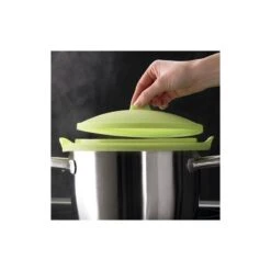 Lekue Vaporiera Pieghevole In Silicone Ø24 Cm Verde Lékué -Peroni Kitchen Negozio vaporiera pieghevole 2