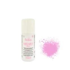 VELVET ROSA Colorante Spray Al Burro Di Cacao Effetto Velluto 100ml Decora